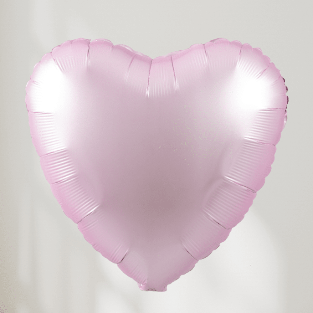 Hjerte Lys Lilla Matt - Ballonglevering.no