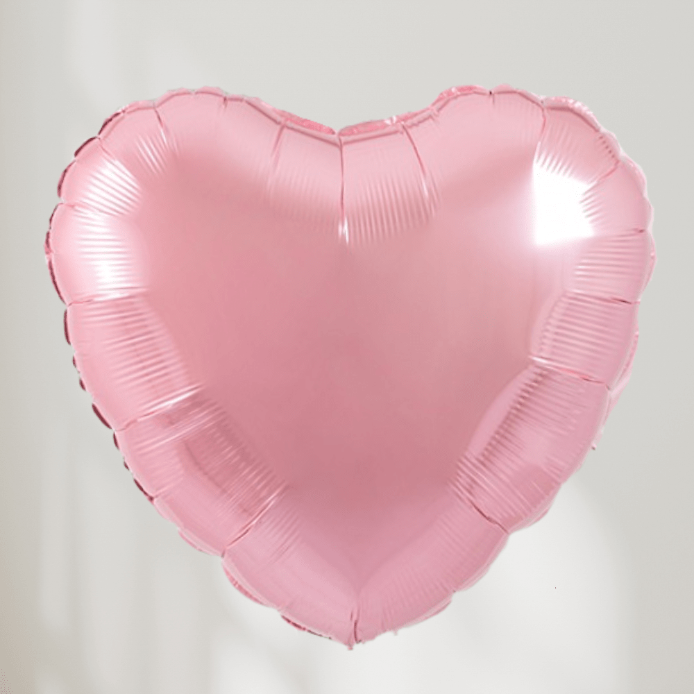 Hjerte Lys Rosa - Ballonglevering.no
