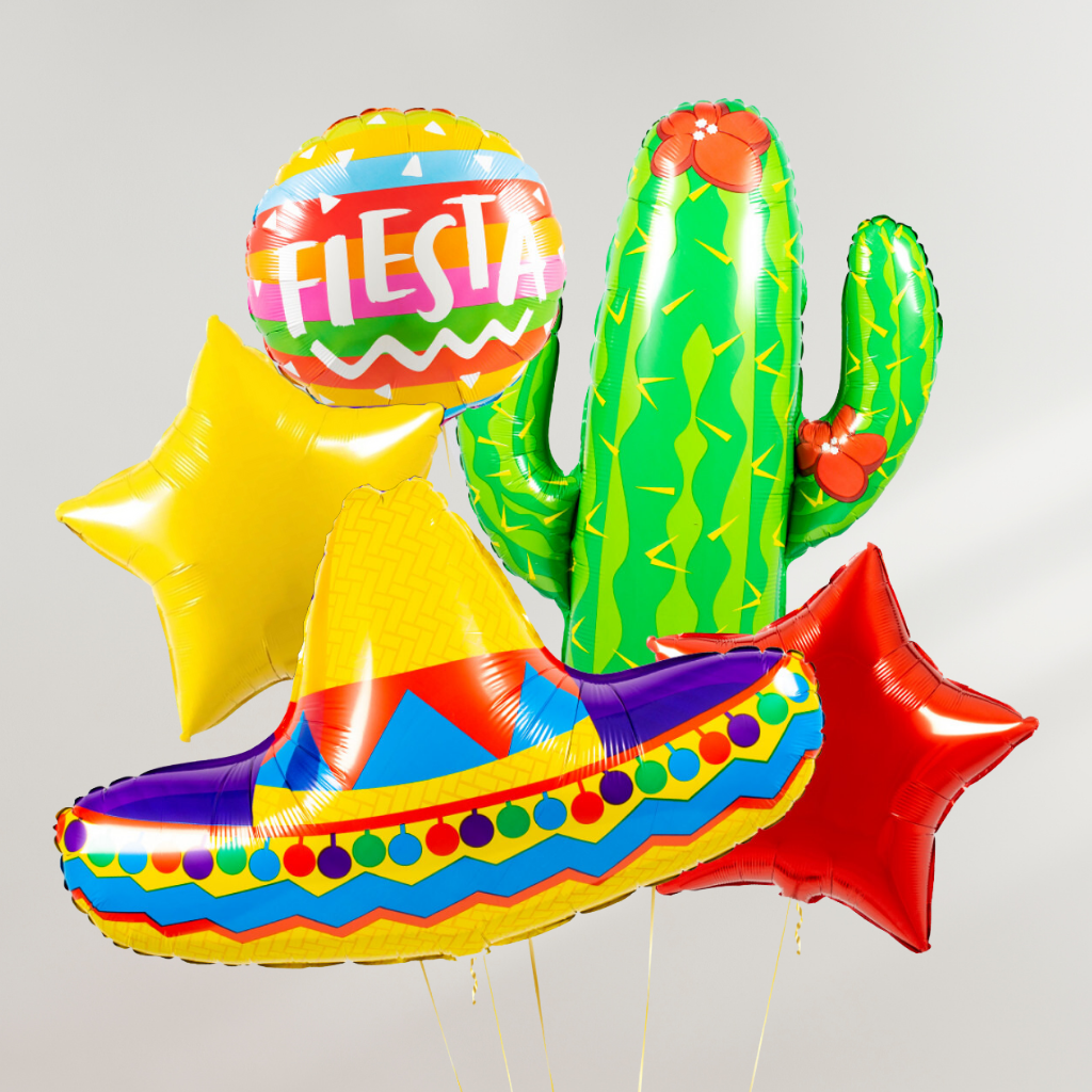 Mexican Fiesta Ballongbukett - Ballonglevering.no