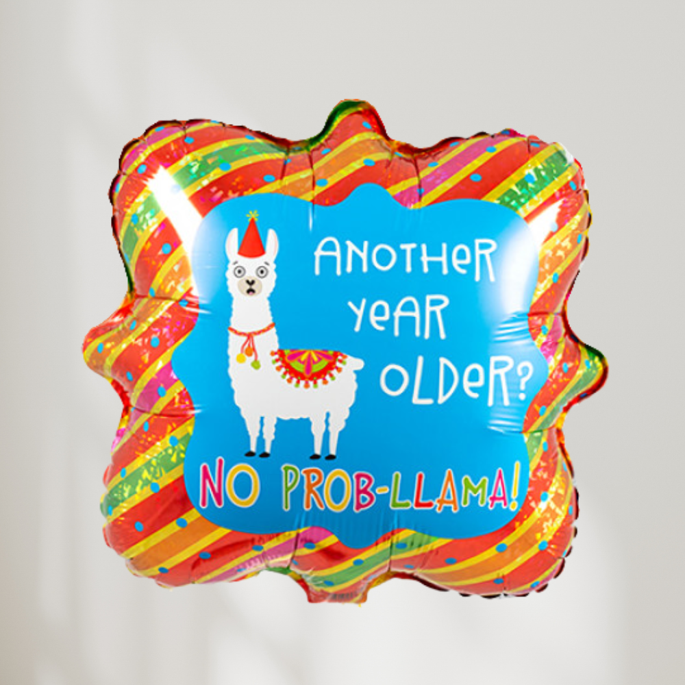 No Prob - Llama Folieballong - Ballonglevering.no