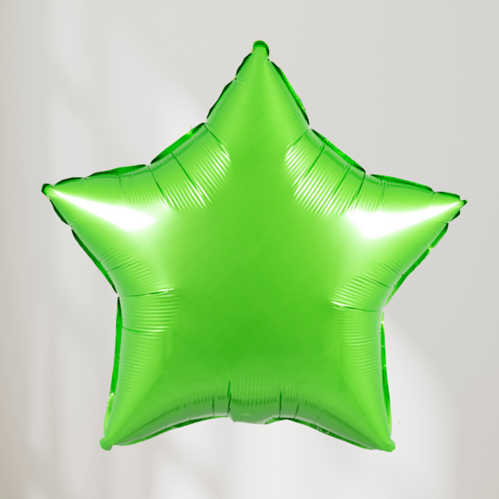 Stjerne Limegrønn - Ballonglevering.no