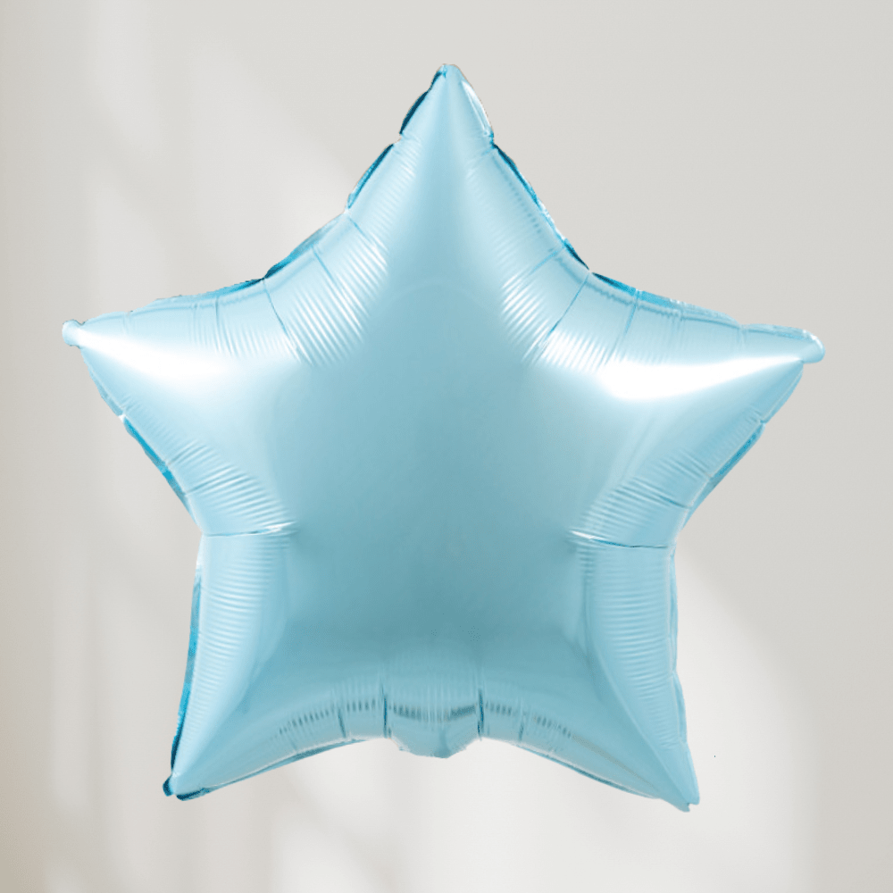 Stjerne Lys blå - Ballonglevering.no