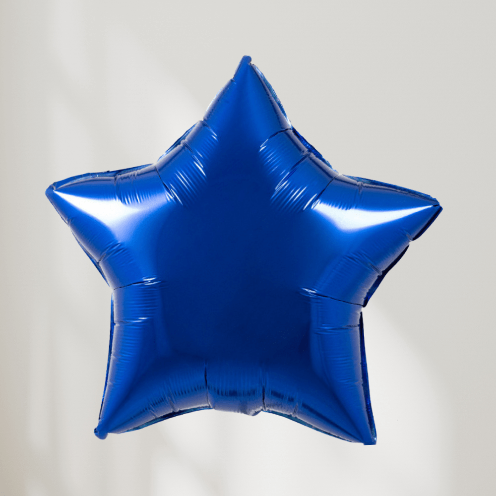 Stjerne Mørk Blå - Ballonglevering.no