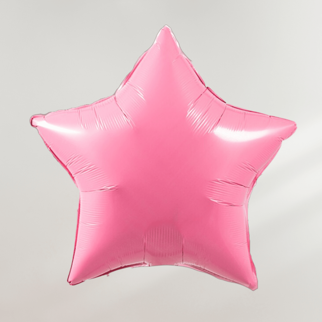 Stjerne Pastell Rosa - Ballonglevering.no