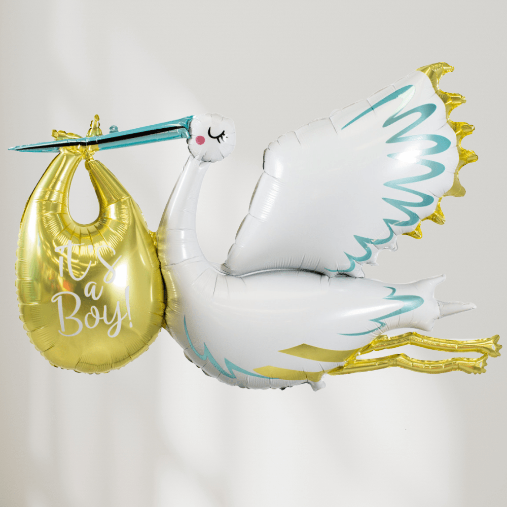 Stork Folieballong Its a Boy - Ballonglevering.no